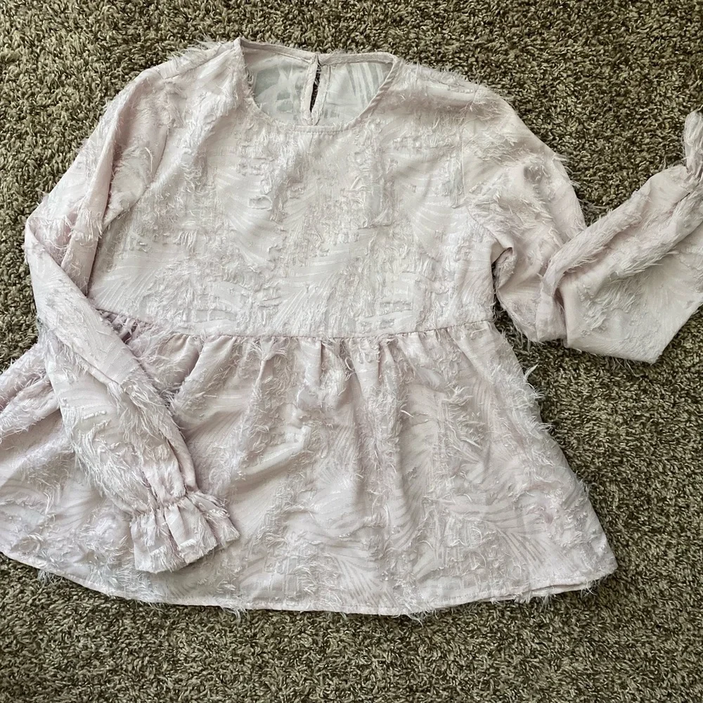 Lilac Long sleeve Blouse - Picture 3 of 4